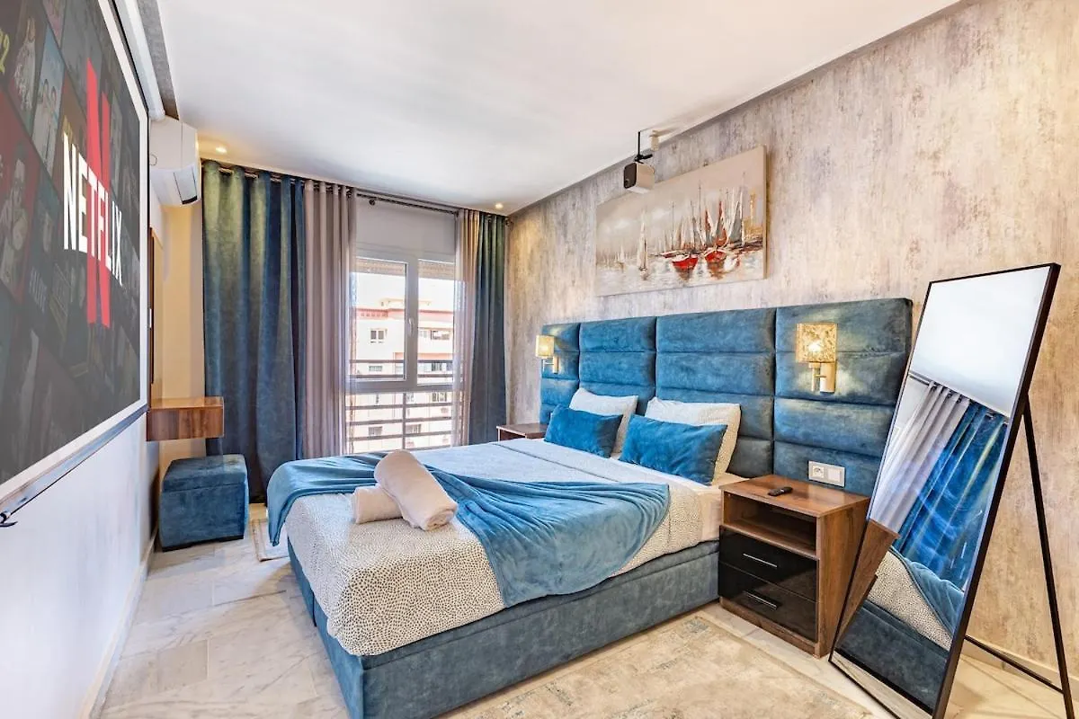 Luxury Cinema-Bedroom 11 Fullhd Gueliz-Topcenter Marrakesh Appartement