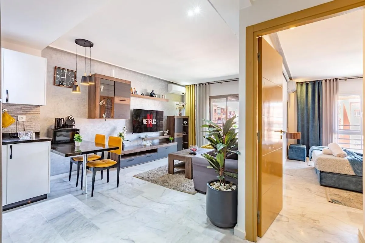 Appartement Luxury Cinema-Bedroom 11 Fullhd Gueliz-Topcenter Marrakesh