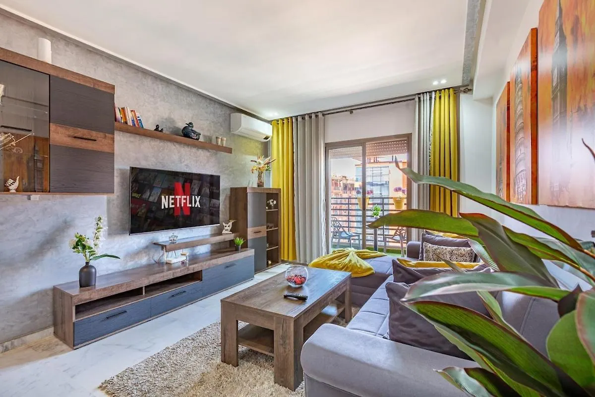 Luxury Cinema-Bedroom 11 Fullhd Gueliz-Topcenter Marrakesh Appartement